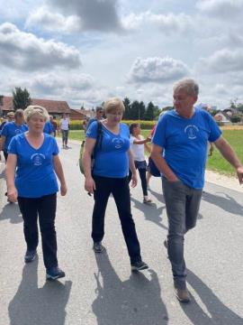 Pot do njive s posejanim žitom